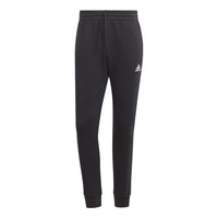 adidas Essentials Fleece Tapered Cuffed Pants 'Black' IB4023