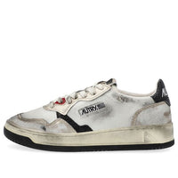 (WMNS) Autry Low Super Vintage Mesh Sneakers 'White Black' AVLW-MS09