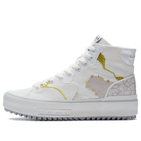 Li-Ning CF Classic Canvas Hi 'White Pink Gold' AGCS050-1