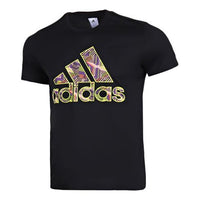 adidas Apac Smr Bos Round-neck Sports Short-sleeve Tee Men Black GK1703