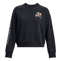 (WMNS) Under Armour Heavyweight Terry Crew 'Black' 1379833-001