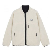 New Balance Fleece Stay Warm Sports Jacket Couple Style Creamy White 6DB43013-BK