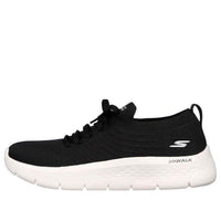 (WMNS) Skechers Go Walk Flex 'Early Morning - Black White' 124969-BKW