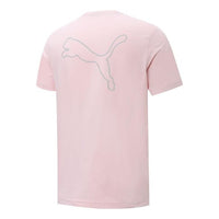 PUMA Back Big Logo Tee 'Pink' 671961-16