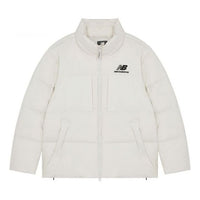 New Balance Short Down Jacket 'White' 5PB43053-CRE