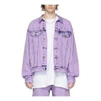 Drew House Ssense Exclusive Secret Trucker Denim Jacket 'Purple' DR-SS22-241