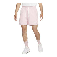 Men's Nike Sportswear Sport Essentials Solid Color Lacing Straight Sports Pink Shorts DM6830-690
