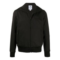 Men's Y-3 Embroidered Long Sleeves Jacket Black FS3329