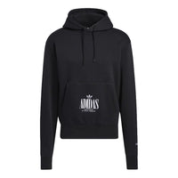 Men's adidas originals Embroidered Logo Sports Pullover Black H32327