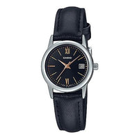CASIO DRESS Series Quartz Black Analog LTP-V002L-1B3