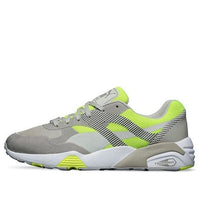 PUMA R698 Progressive Lace Up Running Shoes Grey/Green 362046-02