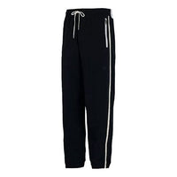Men's Nike Running Training Breathable Bundle Feet Sports Pants/Trousers/Joggers Black DD7037-010