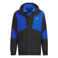 adidas Snow Sport-Inspired 3-In-1 Down Jacket 'Black Blue' IU2676