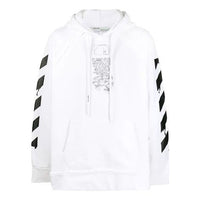 Off-White Dripping Arrows Print Hooded Sweatshirt OMBB057R20E300050110