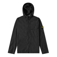 STONE ISLANDStone Island Naslan Light Hooded Overshirt 'Black' 761512402-V0029