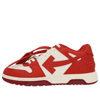 Off-White Out Of Office Low-Top Sneakers 'Red White' OMIA189F22LEA00101280128