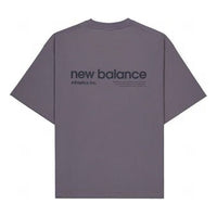 New Balance Athletics Small NB Logo T-Shirt 'Purple' AMT42335-CAS