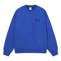 Nike x Stussy Acid Wash Crew Fleece 'Blue' DR4426-480