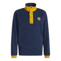 adidas originals Wh Snap Fleece 'Navy Blue Yellow' II8482