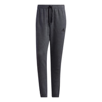 adidas Essentials Fleece Tapered Elastic Cuff 3-Stripes Pants 'Grey' GK8891