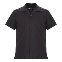 Men's Y-3 Solid Color Casual Short Sleeve Shirt Black FN5705