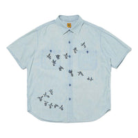 HUMAN MADE Chambray Shirt 'Blue' HM27SH019
