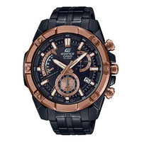 CASIO EDIFICE Waterproof Mens Black/Gold Analog EFR-559DC-1B