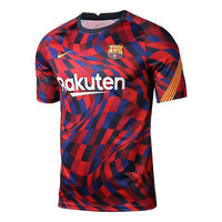 Nike FC Barcelona 20/21 Pre Match Jersey 'Red Blue' CD5812-658
