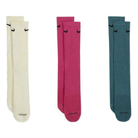 Nike Everyday Plus Cushioned Training Crew Socks (3 Pairs) 'White Red Green' FB9948-904