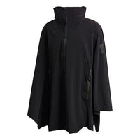 adidas Myshelter Cape Outdoor Sports Zipper Cardigan hooded Jacket Black FI0600