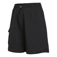 (WMNS) Nike Swsh Short Athleisure Casual Sports Breathable Drawstring Shorts Black DA3488-010