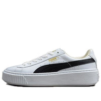 (WMNS) PUMA Basket Platform 'Black White' 364040-05
