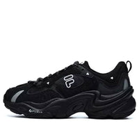 (WMNS) FILA FUSION Chunky Sneakers 'Black Silver' T12W141105FBK