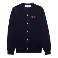 COMME des GARCONS PLAY Cardigan With Double Emblems 'Navy' AZ-N058-051-2