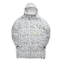 Men's Nike Lab Acg Down-fill Hooded Down Jacket 'White Black' AQ3517-100