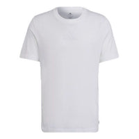 Men's adidas Internal Tee Athleisure Casual Sports Solid Color Logo Breathable Short Sleeve White T-Shirt HJ9806