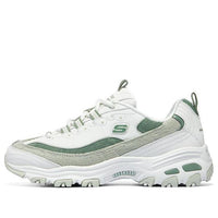 (WMNS) Skechers DLITES 1.0 'White Light Green' 896276-WMNT