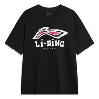 Li-Ning Anything Is Possible Graphic T-shirt 'Black' AHSU711-1