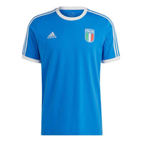 adidas Italy 3-Stripes Tee 'Blue' HT2185