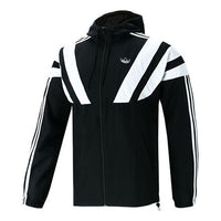 adidas originals BLNT 96 WB Zipper Casual Sports Hooded Jacket Black EE2344