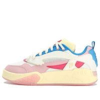 (WMNS) FILA FUSION Lifestyle Basketball Heritage Sneakers 'White Blue Pink' T12W323205FWS
