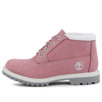 (WMNS) Timberland Nellie Waterproof Chukka Wide Fit Boots 'Pink Nubuck' 23308
