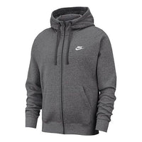 Nike Sportswear Club Fleece Full-Zip Hoodie 'Dark grey' BV2645-071