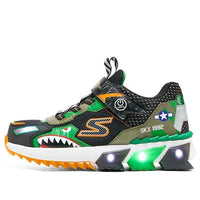 (GS) Skechers Training Shoes 'Black Green' 401525L-BKGR