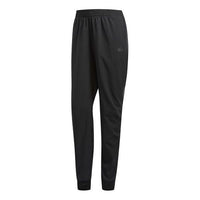 (WMNS) adidas Running Casual Fitness BreathableTatting Long Pants Black CW5773