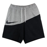 Nike Sportswear Swoosh Small Colorblock Sports Shorts Black Gray Blackgray BV5310-064