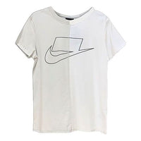 (WMNS) Nike Casual Training Sports Short Sleeve White CU5808-072