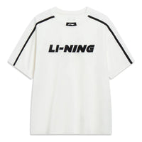 Li-Ning Sports Fashion Graphic T-shirt 'White Black' AHST565-1