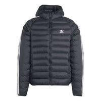 adidas Originals Padded Hooded Puffer Jacket 'Black' IL2563