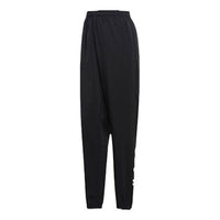 Men's adidas E Lin T Stanfrd Logo Training Bundle Feet Sports Pants/Trousers/Joggers Black DQ3099